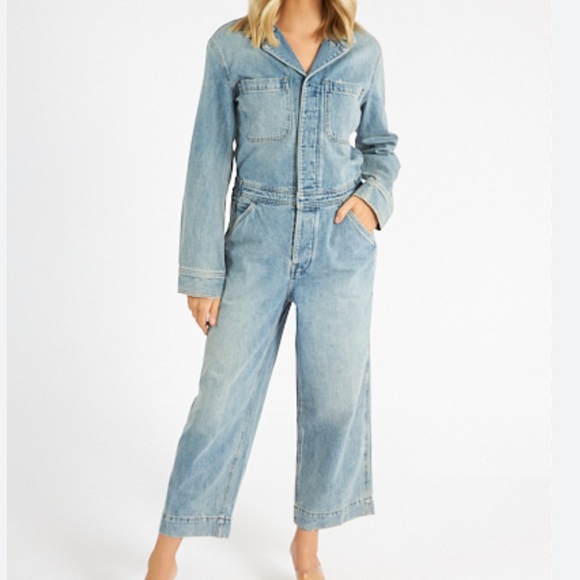 pistola Pants - Pistola Leo relaxed Brunswick denim jumpsuit